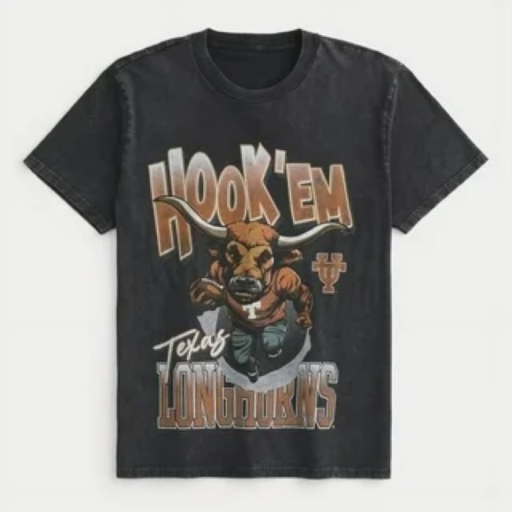 Texas Longhorns Black Graphic T-Shirt
